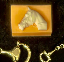 Load image into Gallery viewer, Raised Horse Head Soap. A Special 2023 Christmas Gift handmade with Love by Frederique!