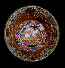 Load image into Gallery viewer, Versailles Collection - 14" Fox Hunt Motif Cherry Wood Bowl