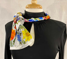 Load image into Gallery viewer, Frédérique’s Provence Design 72” X 18” Silk Scarf
