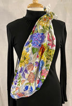 Load image into Gallery viewer, Frédérique’s Provence Design 72” X 18” Silk Scarf
