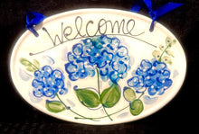 Load image into Gallery viewer, Ceramic Plaques 6&quot; X 9&quot; in Hydrangea or Cape Cod Blue Fish!
