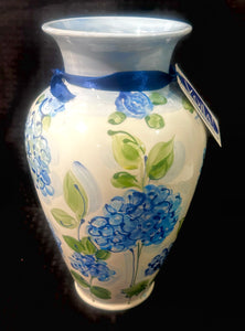 Ceramic Hydrangea Vases in 6", 8" & 12"