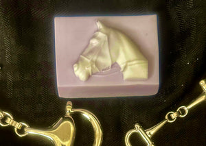 Raised Horse Head Soap. A Special 2023 Christmas Gift handmade with Love by Frederique!