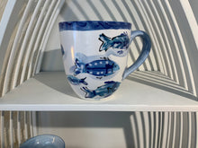 Load image into Gallery viewer, Ceramic Cape Cod Blue Fish Mug
