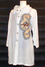 Load image into Gallery viewer, Dressage Jacket - Hand painted on Linen w/ Pockets!
