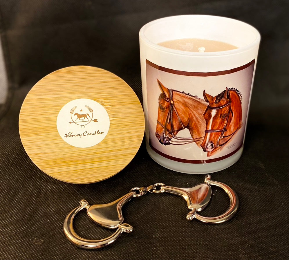 Horsey Candles! Valentine's Perfect Equine Pair