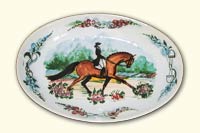 Equestrian Oval Platter - 16” & 13"