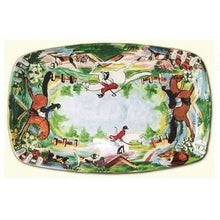 Load image into Gallery viewer, Equestrian Hand painted Large Platter 16&quot;x 11&quot;
