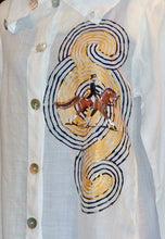 Load image into Gallery viewer, Dressage Jacket - Hand painted on Linen w/ Pockets!
