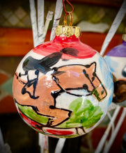 Load image into Gallery viewer, Christmas Holiday Ornaments - Equestrian Hand Painted Ceramic ornaments available in 2.5&quot;, 3&quot; &amp; 3.5&quot;
