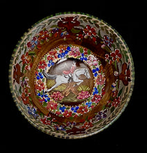 Load image into Gallery viewer, Versailles Collection - 14&quot; Fox Hunt Motif Cherry Wood Bowl
