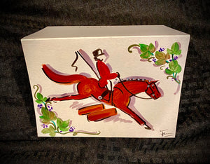 Valentines Day Equestrian Hand Painted Watercolor Cards