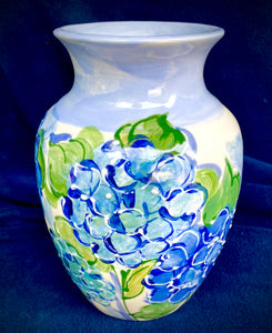 Ceramic Hydrangea Vases in 6", 8" & 12"