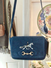 Load image into Gallery viewer, 10&quot; X 6&quot; X 4&quot; Italian Suede Leather, over the shoulder Bag. You choose, Hand Painted OR not!
