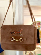 Load image into Gallery viewer, 10&quot; X 6&quot; X 4&quot; Italian Suede Leather, over the shoulder Bag. You choose, Hand Painted OR not!
