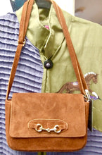 Load image into Gallery viewer, 10&quot; X 6&quot; X 4&quot; Italian Suede Leather, over the shoulder Bag. You choose, Hand Painted OR not!

